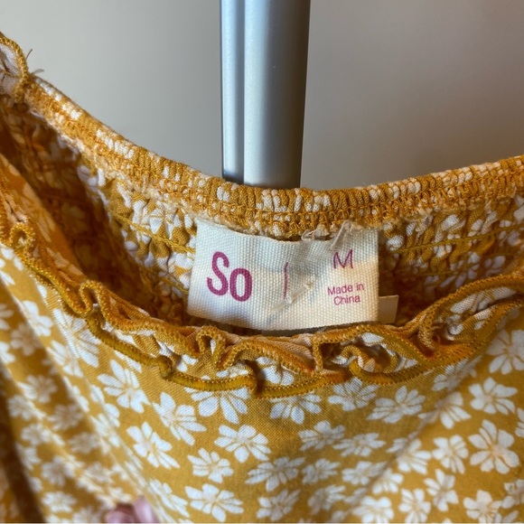 Floral Yellow Dress - Picture 3 of 4